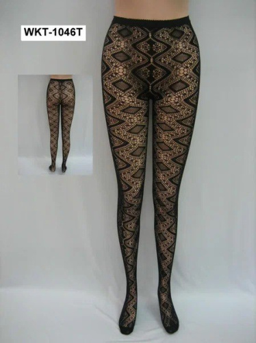 Чулки "Притягательный рисунок" сетка