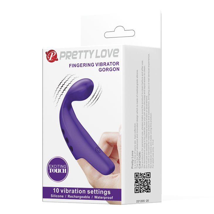 Насадка - вибратор на пальцы "Fingering vibrator Gorgon"