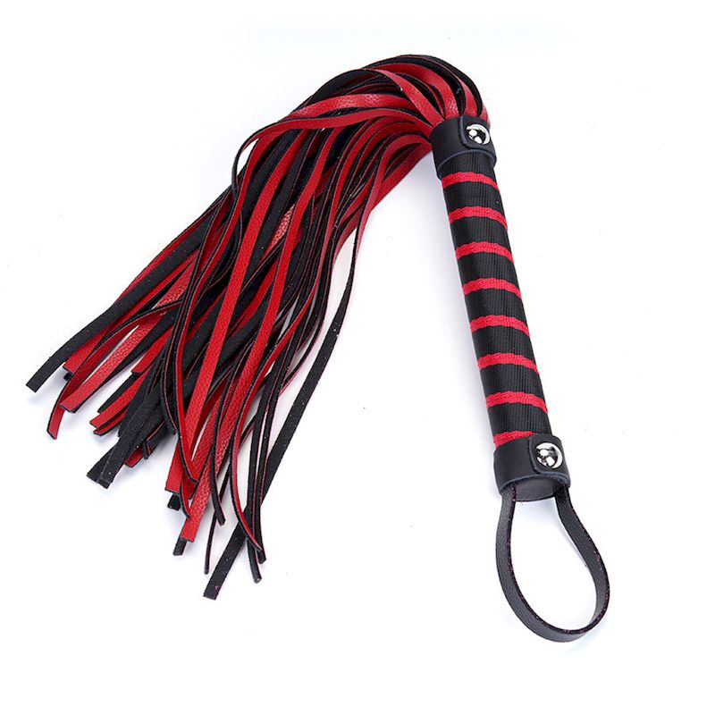 Плетка «Erotic Whip» красно-черная