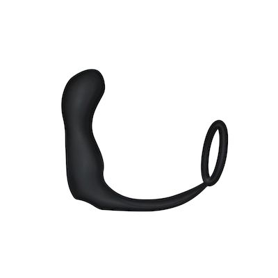 Анальный вибратор с кольцом