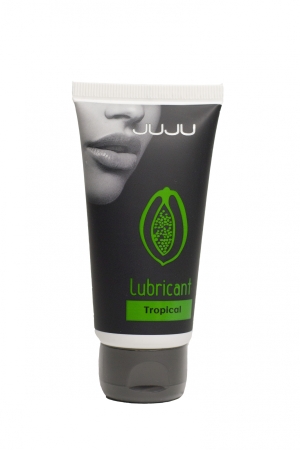 Съедобный лубрикант JUJU с ароматом тропических фруктов - 50 мл.