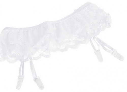 Пояс для чулок двойное кружево "Секрет искушения"