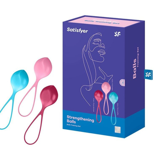 Классические одинарные вагинальные шарики Strengthening Balls (Set of 3)