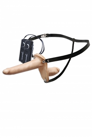 Поясной двойной с вибрацией «Super Penetrix Strap-on»