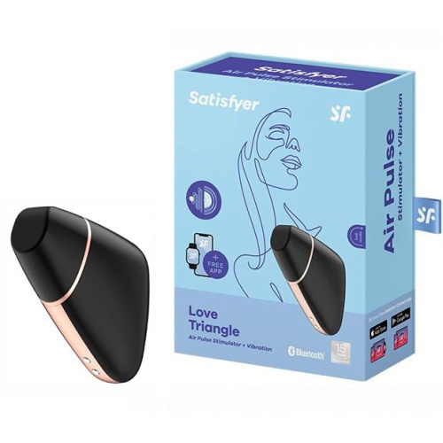 Вакуумно-волновой вибростимулятор Satisfyer Love Triangle с возможностью управления через приложение