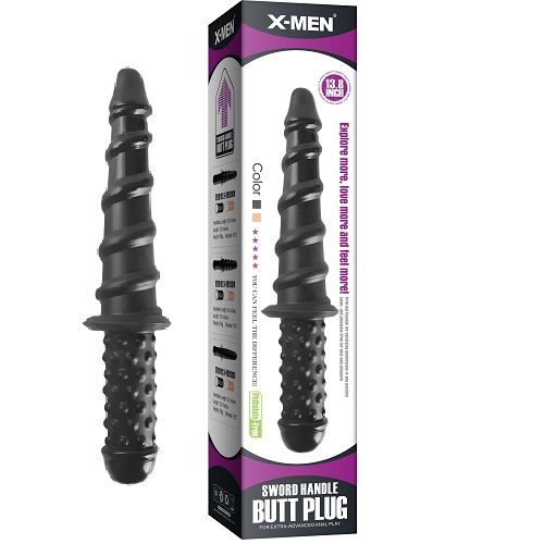 Фаллоимитатор двухсторонний рельефный