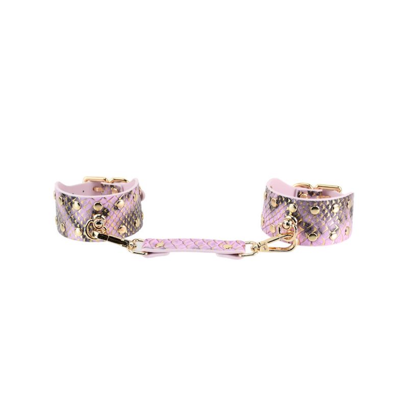 Наручники «Snakeskin leather handcuffs»