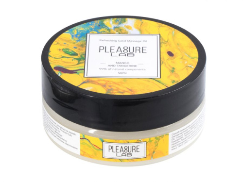 Твердое массажное масло Pleasure Lab Refreshing манго и мандарин 50 мл 1032-01Lab