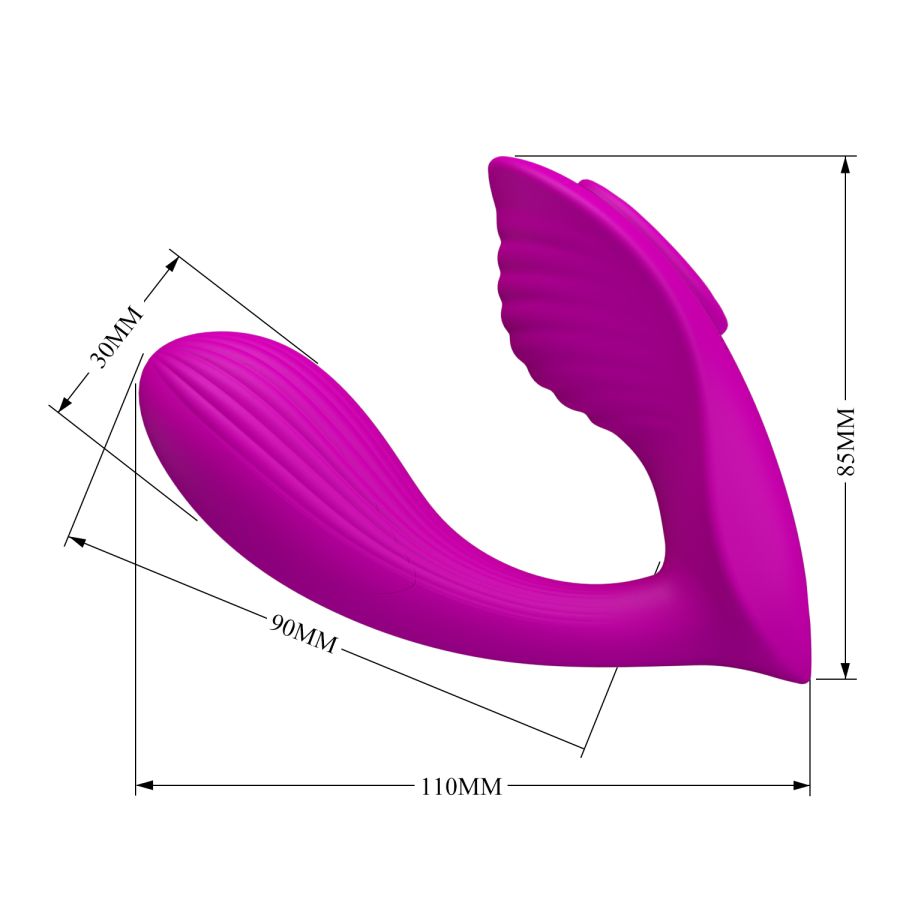 Вибратор "Zico" для пар с ПДУ