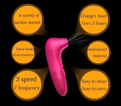 Вакуумный Стимулятор Клитора "Вихрь Удовольствия" с насадками