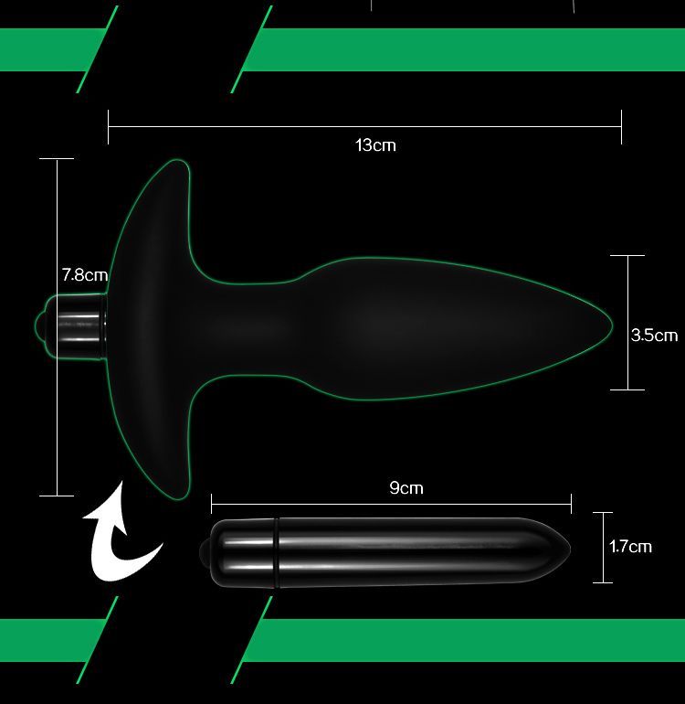 Втулка 100% силикон «Fantasy Anal Plug»