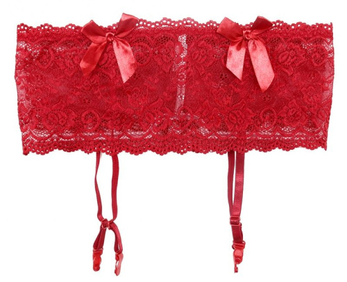 Пояс для чулок "Asmann Belt Red"