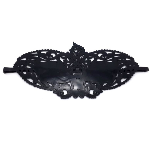 Ажурная маска черная "Интригующая Темнота"