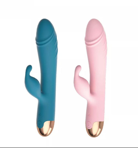 Вибромассажер со стимуляцией клитора и вращением