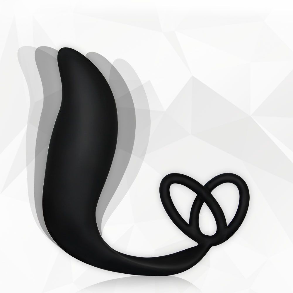 Анальнальная втулка с двумя кольцами