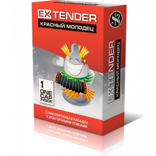 Насадка Стимулирующая Sitabella Красный Молодец