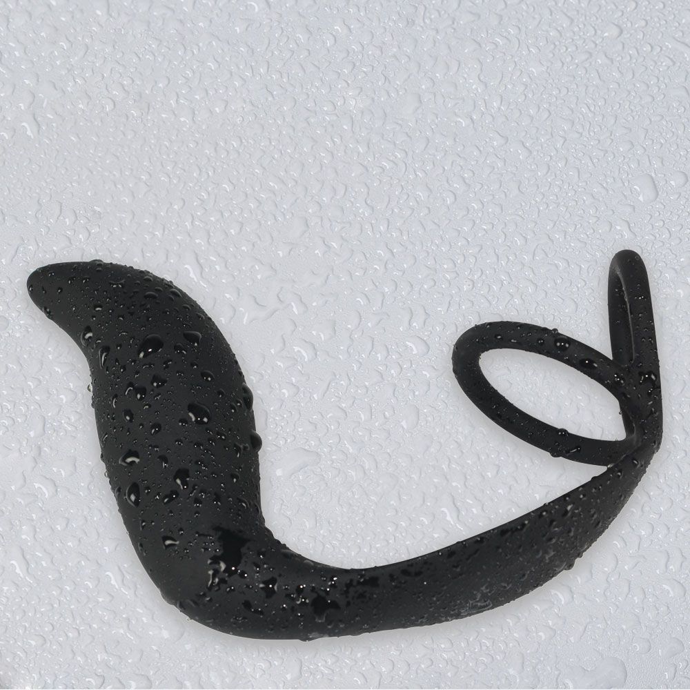 Анальнальная втулка с двумя кольцами