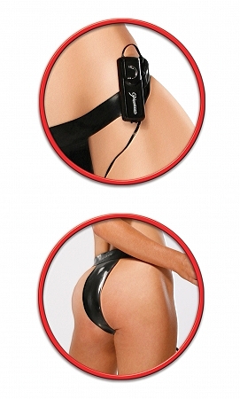 Поясной - Вибратор с грушей + маска «Inflatable Vibrating Strap-On»
