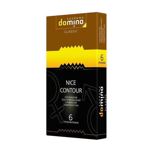 NICE CONTOUR Презервативы Luxe  DOMINO CLASSIC