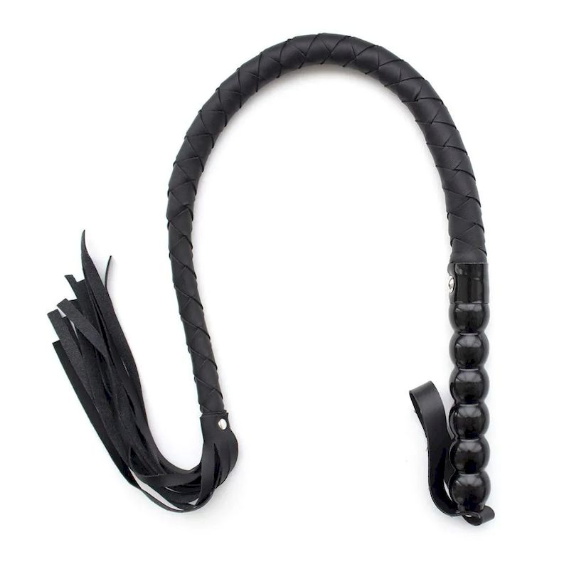 Плетка «Leather woven erotic whip»