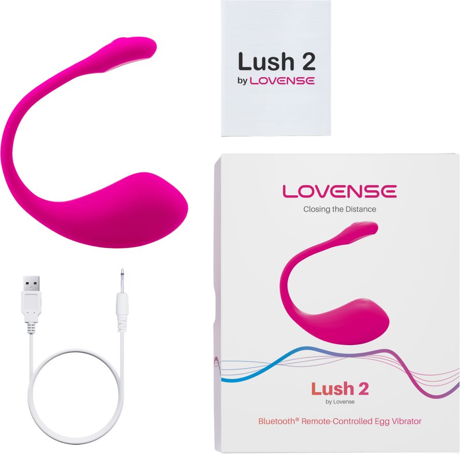 Виброяйцо LOVENSE Lush 2, розовый