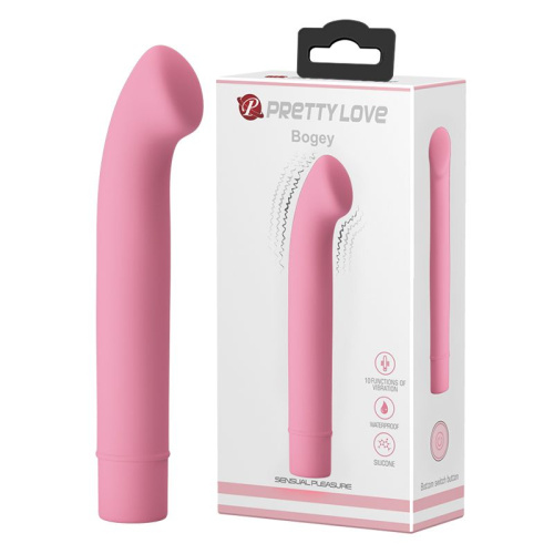 Вибратор "Bogey" Silicone 10 Function G-Spot.