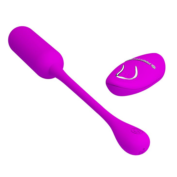 Виброшарик силикон с пультом