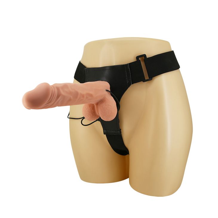 Страпон с вибрацией "Горячий шёпот"