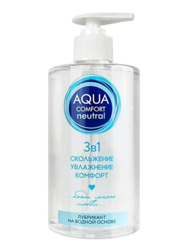 Лубрикант на водной основе AQUA COMFORT hot secret NEUTRAL 440 г