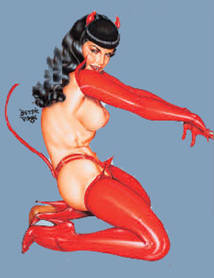 Бельё чертик