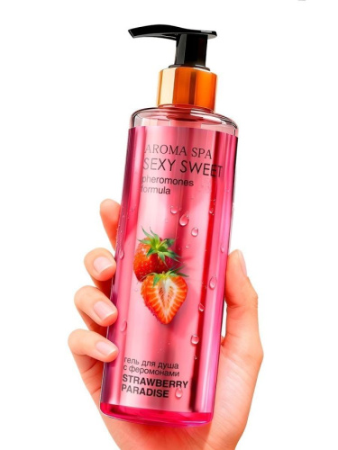 Гель для душа с феромонами Strawberry Paradise 200 мл
