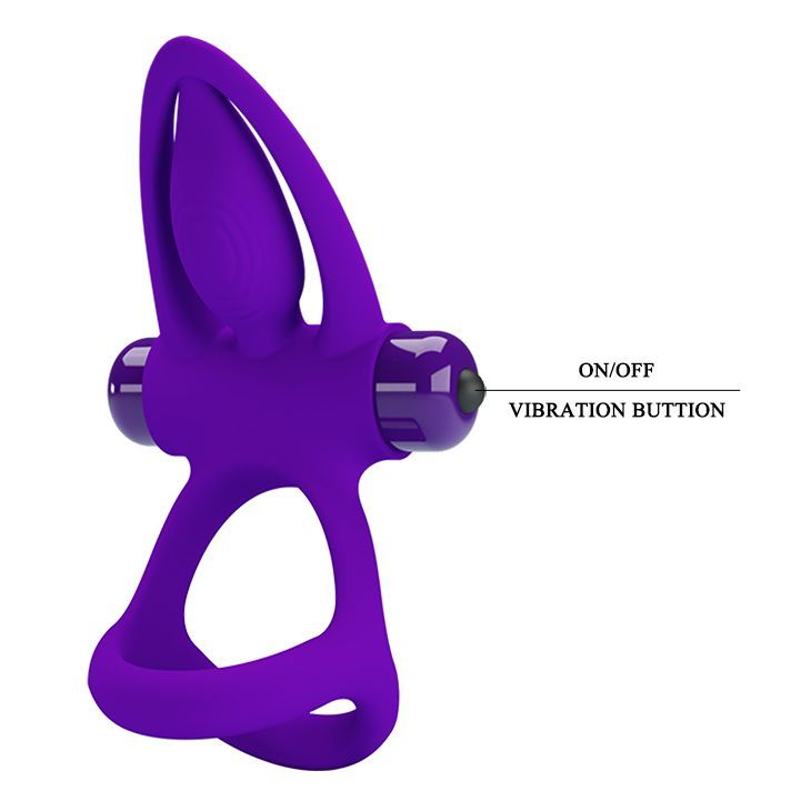 Насадка для стимуляции клитора "Vibration cock ring"