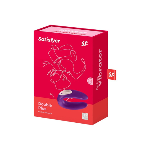Вибромассажер для пар Satisfyer Double Plus