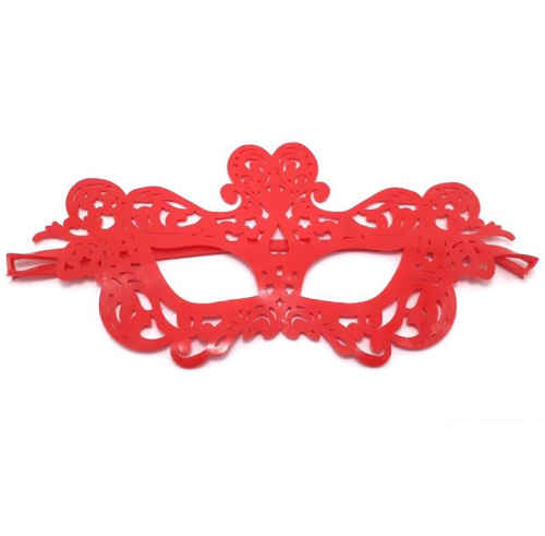 Ажурная маска красная "Полет Фантазий"