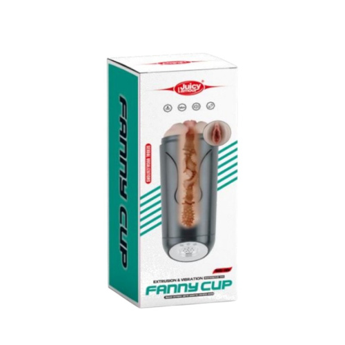 Мастурбатор Fanny в колбе с вибрацией и голосовым сопровождением