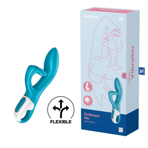 Вибромассажер Embrace me turquoise