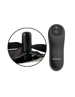 Поясной - Вибратор на ПДУ + маска «Remote Control Fantasy Strap-on»