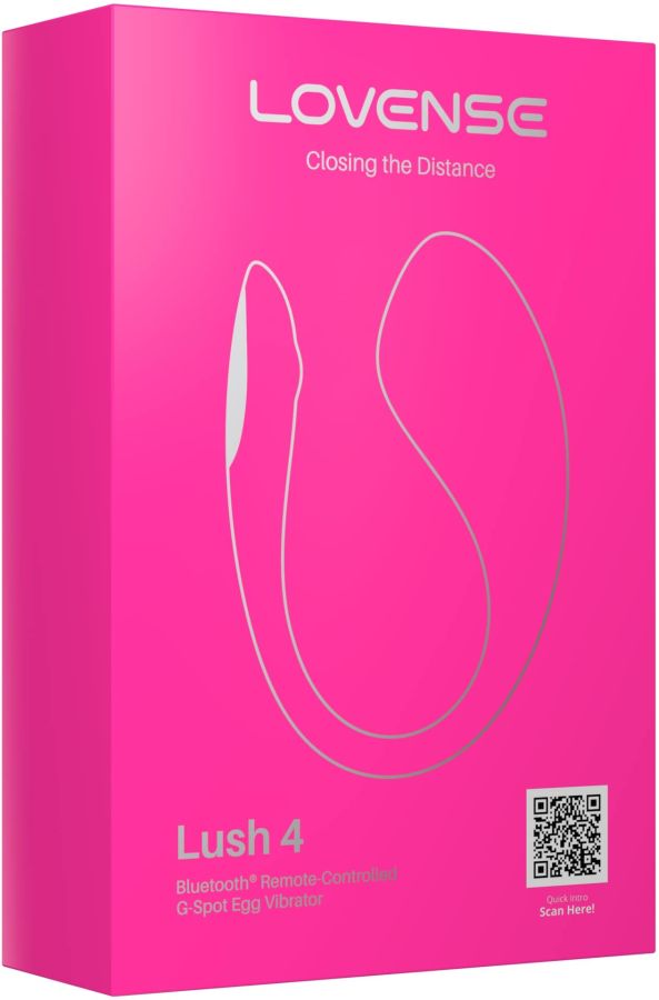 Виброяйцо LOVENSE Lush 4, розовый