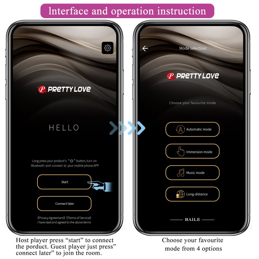 Вибратор для пар Бабочка