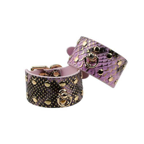 Наручники «Snakeskin leather handcuffs»