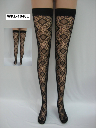 Чулки "Притягательный рисунок" сетка