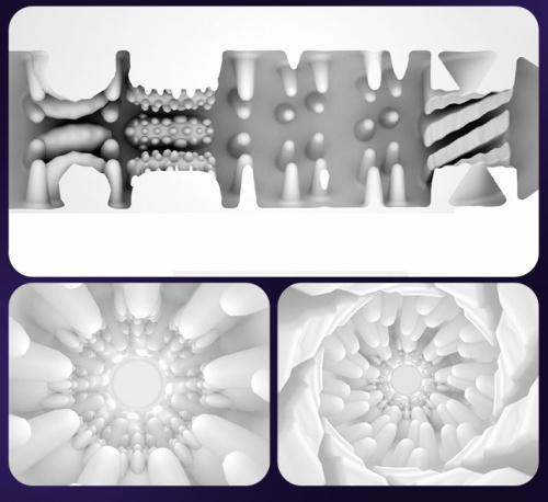 Вибромастурбатор в колбе белый