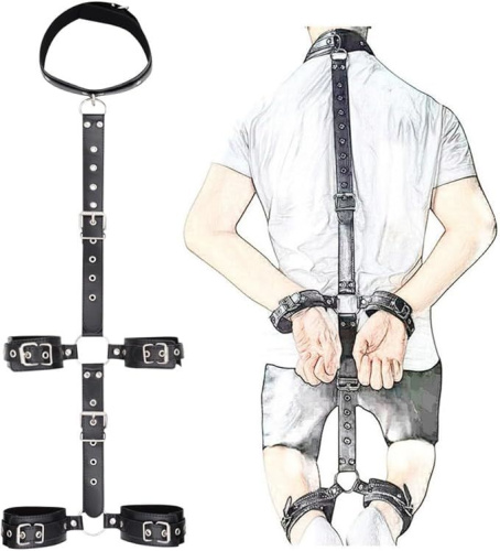 Наручники + оковы+ошейник «Neck, Hand, and Foot Restraints»