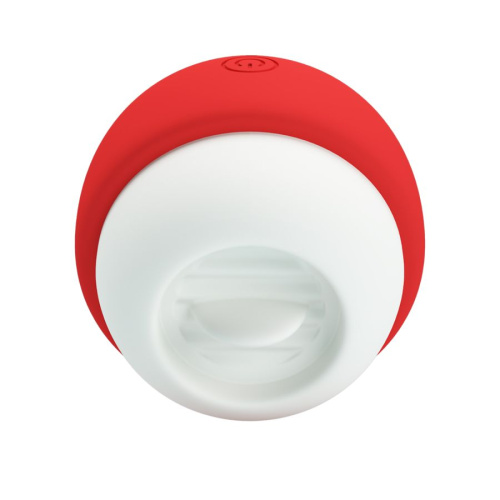 Вибратор красное яблоко с функцией лизания