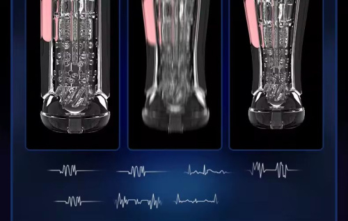 Вибромастурбатор в колбе черный