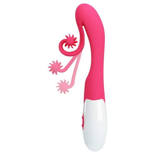 Вибромассажер с движущимся отросток для стимуляции клитора