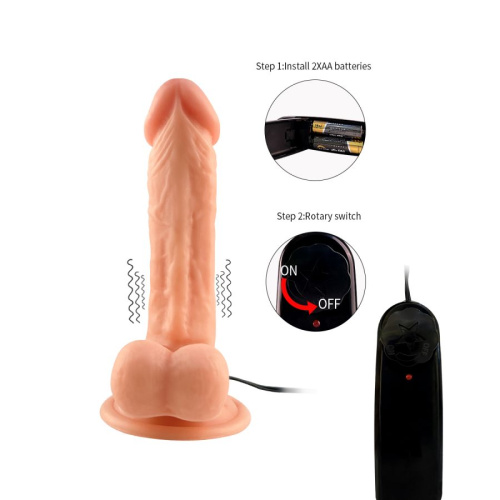 Вибратор на присоске «Сладостные Импульсы»