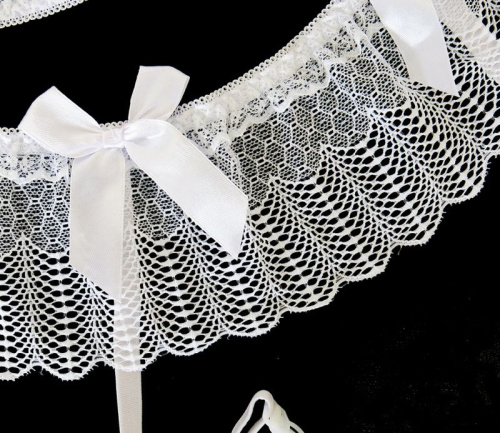 Пояс для чулок "Megia Belt White"