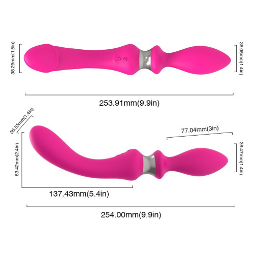 Вибромассажер + анальная втулка