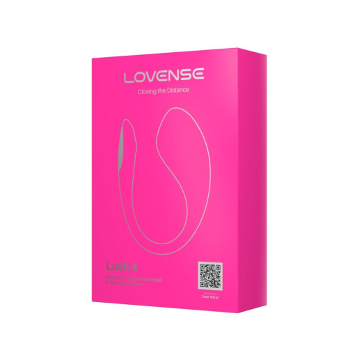 Виброяйцо LOVENSE Lush 4, розовый